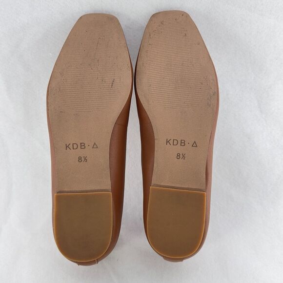 Kelsi Dagger Anthropologie Brooklyn Frankie Ballet Flats 8.5 Copper Brown Chic - Picture 6 of 11